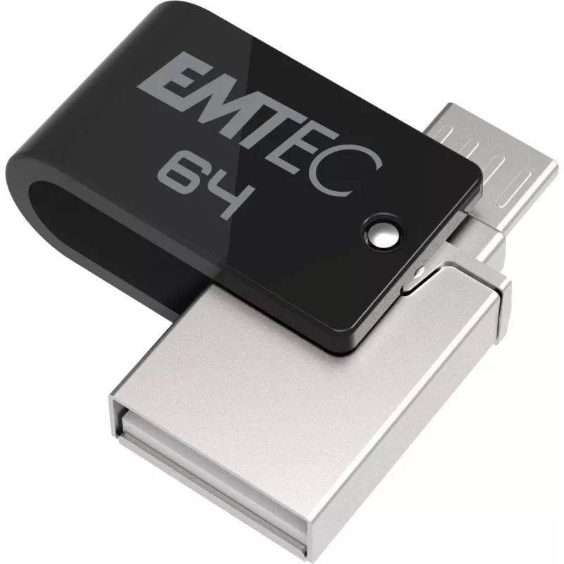 USB atmintinė Emtec 64 GB USB Type-A Micro-USB T260B
