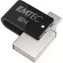 USB atmintinė Emtec 64 GB USB Type-A Micro-USB T260B