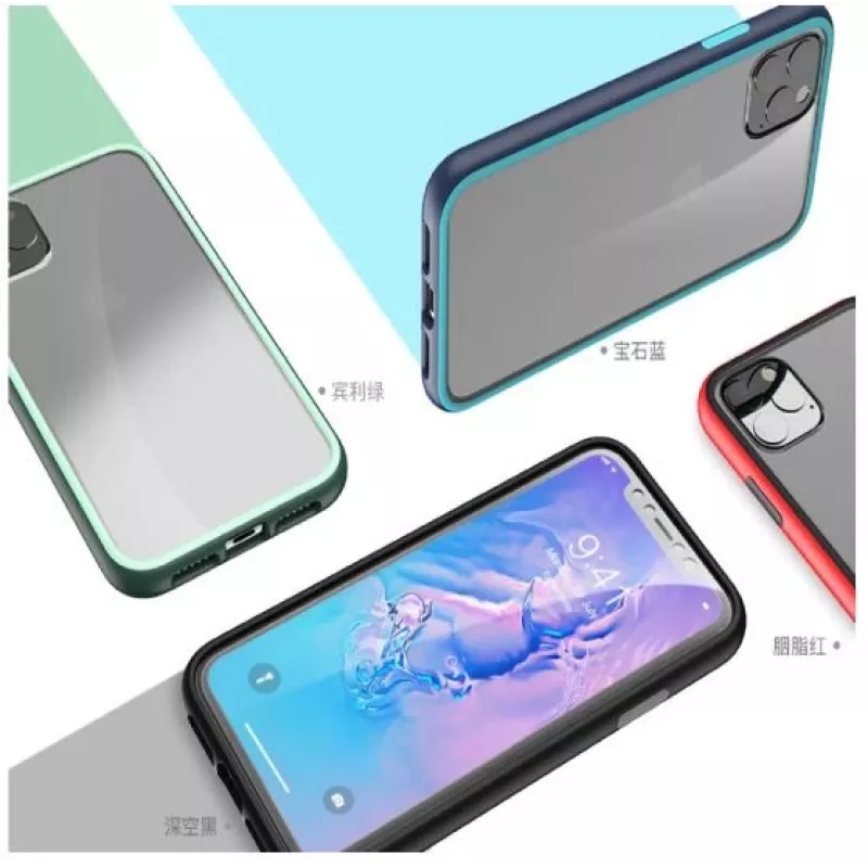 Apsauginis smūgiams atsparus dėklas COMMA, skirtas iPhone 11 Pro Max — juodas