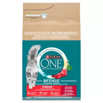 PURINA One Sterilcat Rich in beef - sauso kačių ėdalo - 3kg