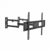 Sieninis televizoriaus laikiklis ART AR-85 32–70 colių televizoriams, iki 45 kg, pasvirimas -15–5°, pasukimas 45°, ištiesimas 118–622 mm, VESA 75x75–600x400