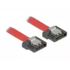 DeLOCK SATA kabelis 0,3 m SATA III 7 kontaktų raudonas
