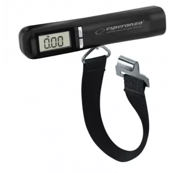 Electronic Luggage Scale Esperanza ETS001, up to 50 Kg, Juoda