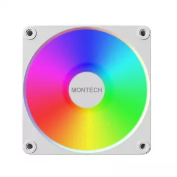Montech GF120 V2 ARGB kompiuterio korpuso ventiliatoriaus modulis 12 cm baltas 1 vnt.