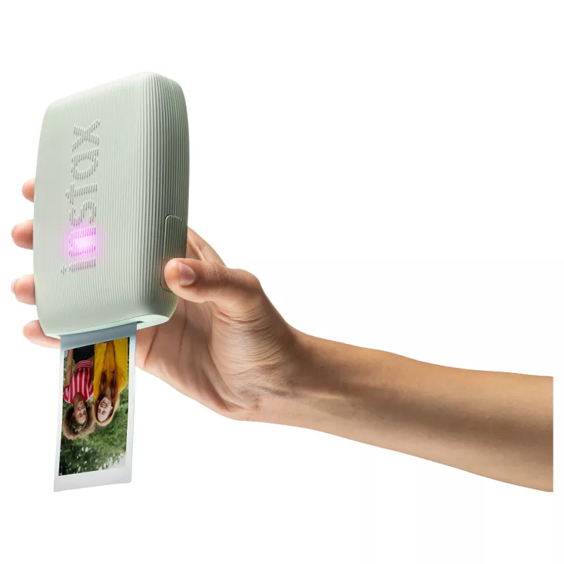 Momentinis spausdintuvas Fujifilm Instax Mini Link3 Sage Green — 800×600 DPI, spausdina 6,2×4,6 cm, Bluetooth, 0,21 kg