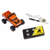 Nuotolinio valdymo monstrų sunkvežimis Amewi DieCast 1:64 RTR oranžinis, lieto metalo kėbulas, paruoštas naudojimui