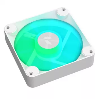 Aušinimo ventiliatorius APNX FP1-Q 120 PWM ARGB-WT 120mm, PWM valdymas, ARGB apšvietimas, baltas rėmelis