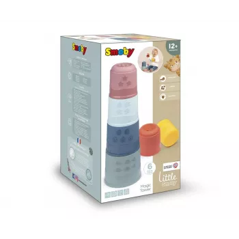Žaidimų namelis SMOBY Magic Tower 7600140321 su čiuožykla ir laipiojimo sienele