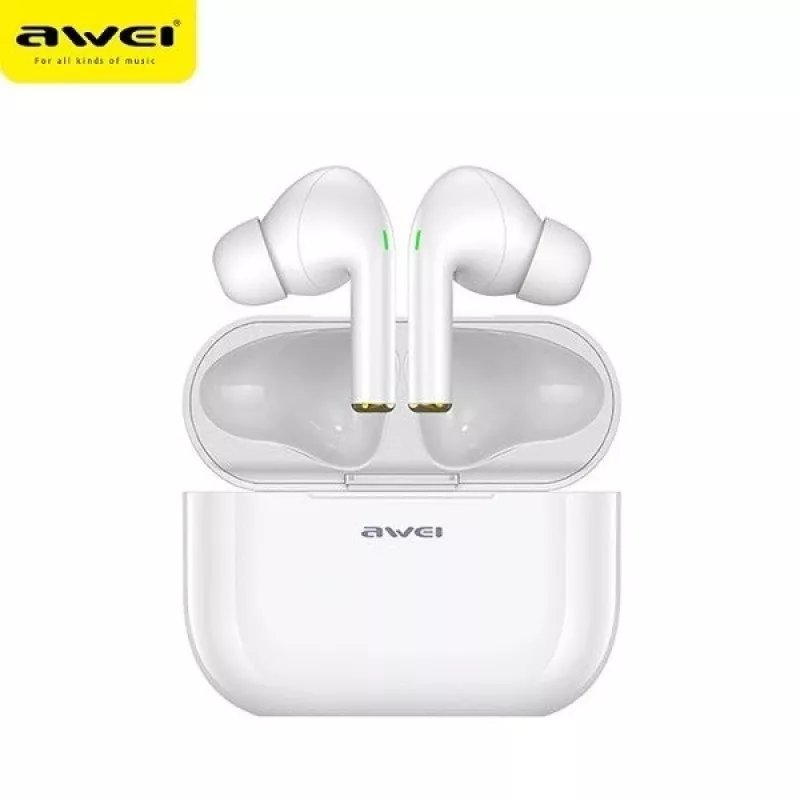 Bluetooth ausinės Awei T29 TWS baltos