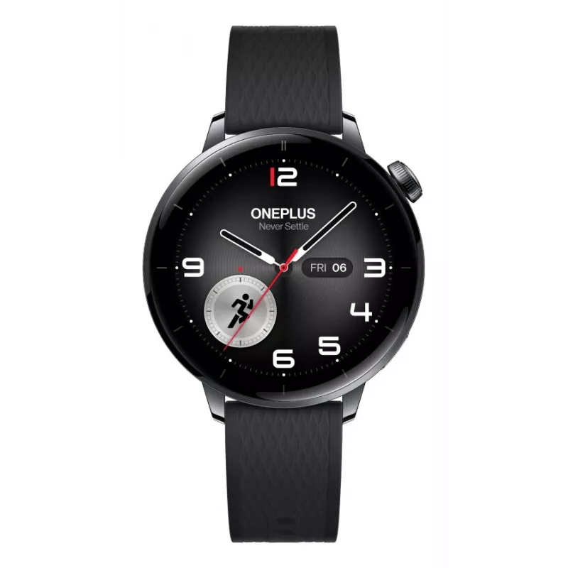 ONEPLUS Watch 3 43 mm išmanusis laikrodis — 1,32 colio AMOLED, Snapdragon W5, GPS, NFC, IP68, 5 ATM, 354 mAh, nerūdijančio plieno korpusas