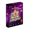3D dėlionė CubicFun Šv. Bazilijaus katedra su LED apšvietimu, modelis 306-20519