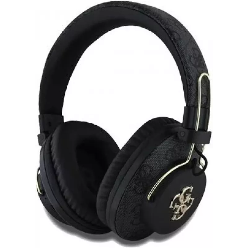 GUESS belaidės Bluetooth ausinės 4G Metal Logo juodos, GUBHS72P4FC4MK, universalios (GUBHS72P4FC4MK)