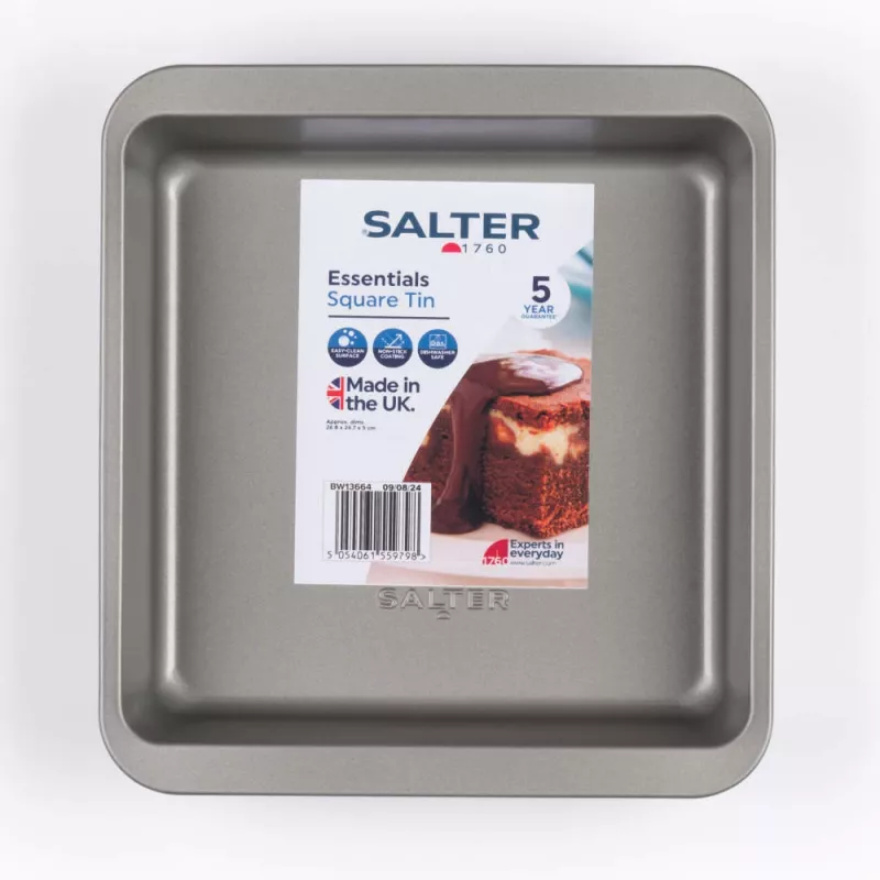 Kepimo forma Salter BW13664 26 cm kvadratinė nelimpanti