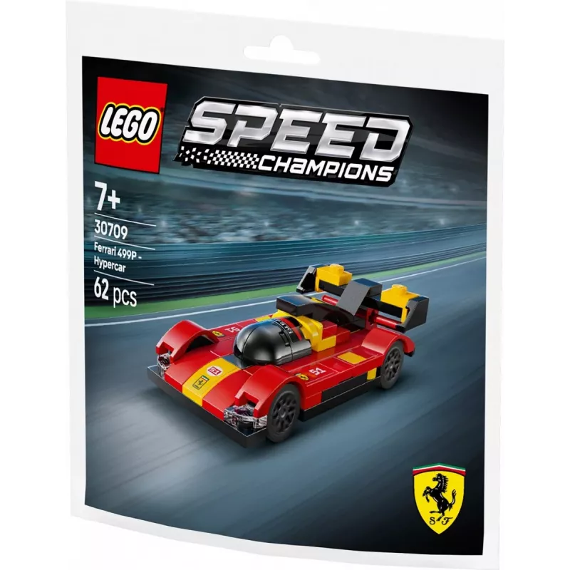 LEGO konstruktorius Speed Champions Ferrari 499P Super sportinis automobilis Polybag 30709