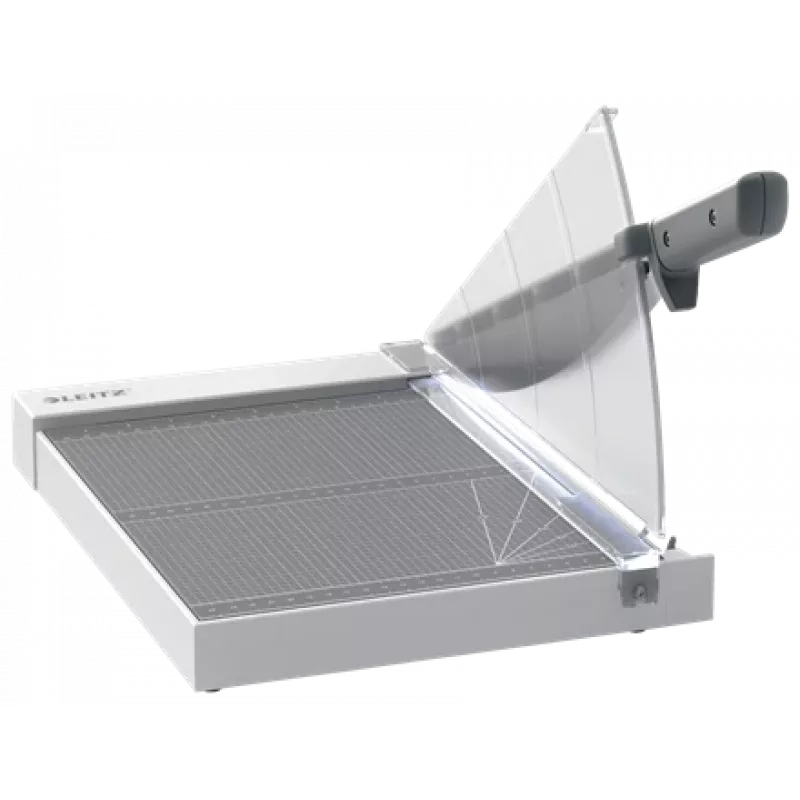 Leitz Precision Home Office popieriaus pjaustyklė A4, 10 lapų, rankinis spaustukas, nerūdijantis plienas, A4, 80 g/m², antracito