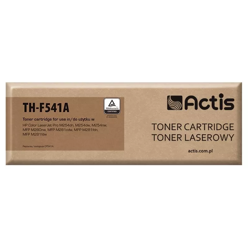 Actis TH-F541A dažų kasetė (pakaitalas HP 203A HP203A CF541A; Standartinė; 1300 puslapių; žydra)