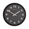 NeXtime klok 2906ma Mercure, Ø 25 cm, Sieninis, Juodas