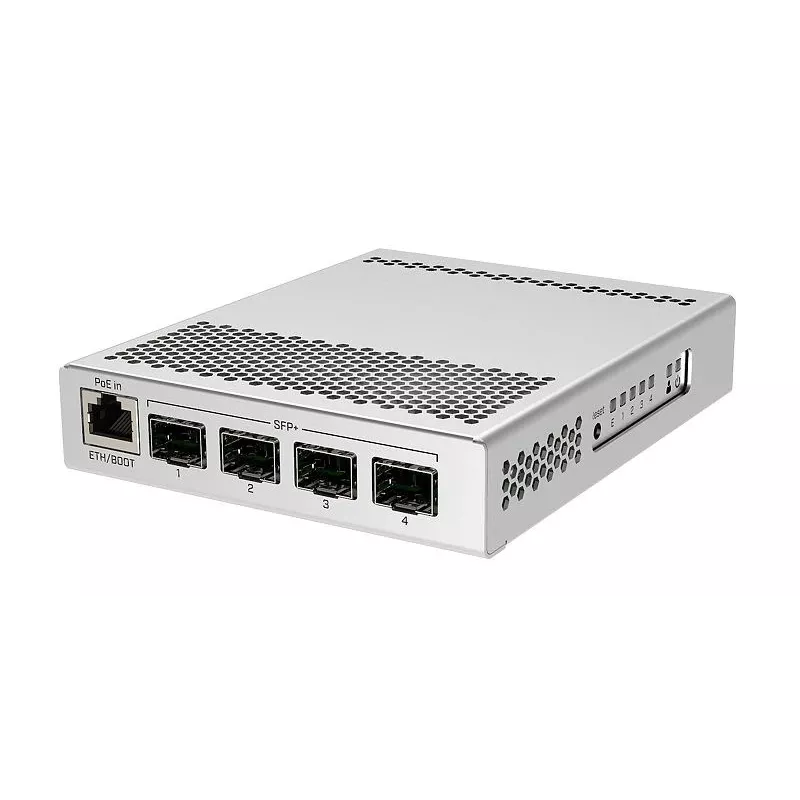 Mikrotik CRS305-1G-4S+IN tinklo komutatorius Valdomas Gigabit Ethernet (10/100/1000) Maitinimas per Ethernet (PoE) Baltas