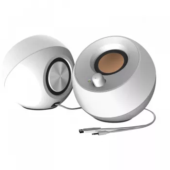 Creative Pebble 2.0 Staliniai stereofoniniai garsiakalbiai, balti