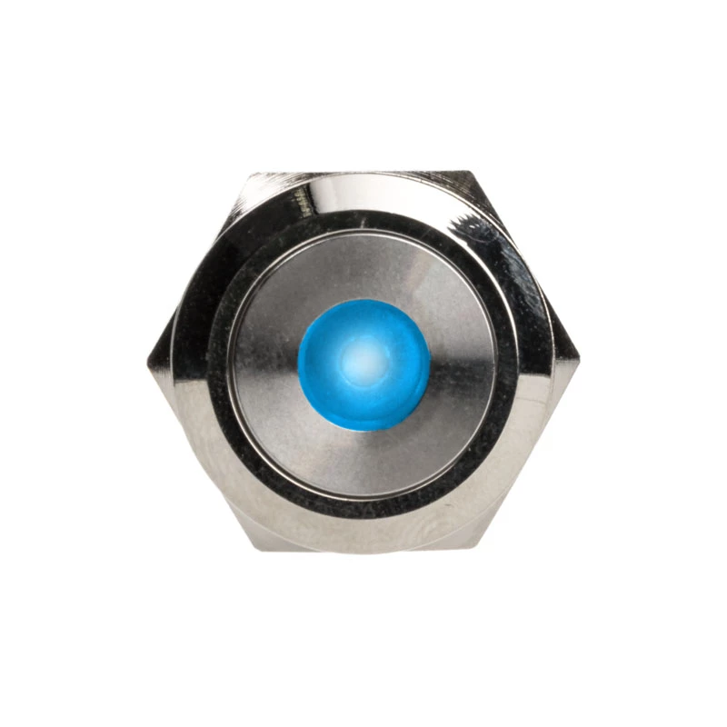 DimasTech Vandalismustaster 22mm Sidabrinėline Dot RGB PD215 mygtukas, 22 mm