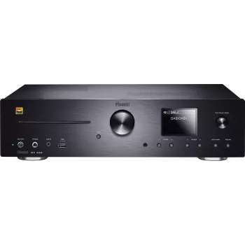 Stereo imtuvas Magnat MC 400 — 2.0 kanalai, 40 W kanalui, CD grotuvas, Wi‑Fi, Bluetooth, DAB/FM, Ethernet (juodas)