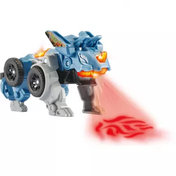 Switch & Go Dinos - Fire-Mini-Triceratops, žaidimų figūrėlė