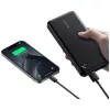 Išorinė baterija usams PB83 10000mAh PD 2×USB-A USB-C balta