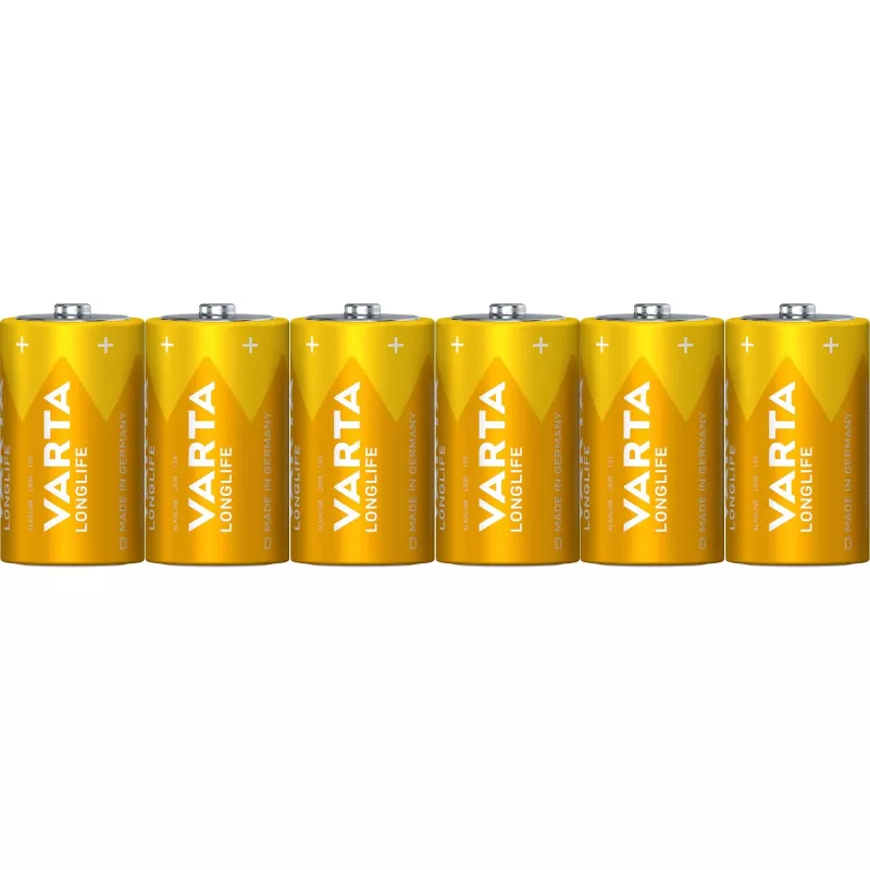 Vienkartinė baterija Varta Longlife Extra D 6x