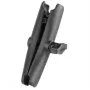 Planšetinių kompiuterių / įrenginių dvigubas lizdų laikiklis RAM Mounts RAM-B-201U-C, aliuminis, rutulys 2,54 cm, aukštis 152,4 mm, juodas