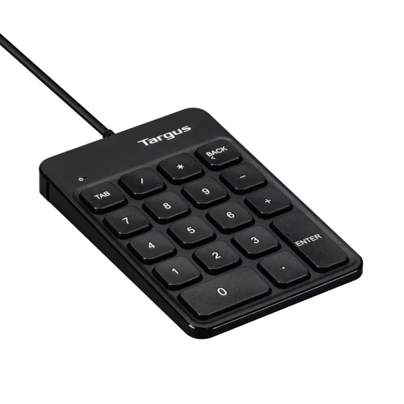 Targus AKP13GL skaičių klaviatūra, universali, USB, juoda