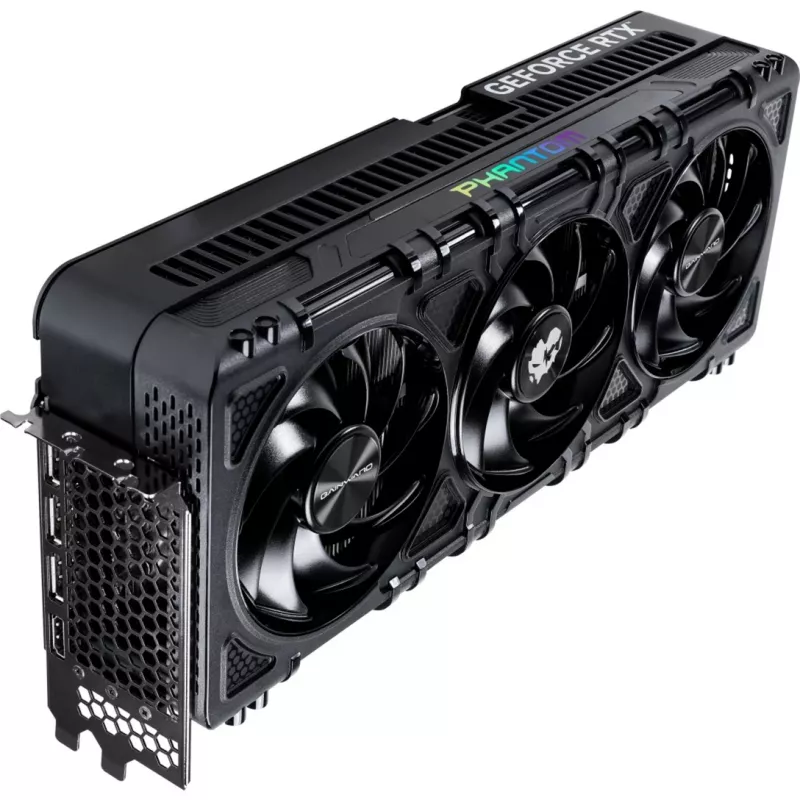 Vaizdo plokštė GAINWARD GeForce RTX 5090 Phantom — 32 GB GDDR7, 512 bitų, PCIe 5.0, 3x DP 2.1b + HDMI 2.1b, 3 ventiliatoriai, 331,9 mm