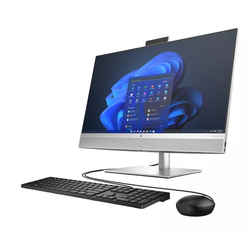 HP Elite 870 G9 AIO All-in-One - i5-14500, 16GB, 512GB SSD, WiFi, 27 QHD Non-Touch AG, Height Adjustable, USB pelė, Win 11 Pro, 3 years