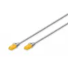 Tinklo kabelis Digitus CAT 6A U/UTP plonas komutacinis kabelis RJ-45 Cat6a 2 m pilkas