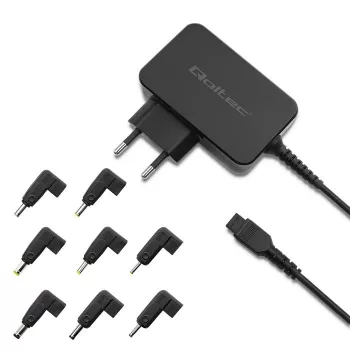 Maitinimo adapteris QOLTEC Universal 30W su 8 keičiamais kištukais