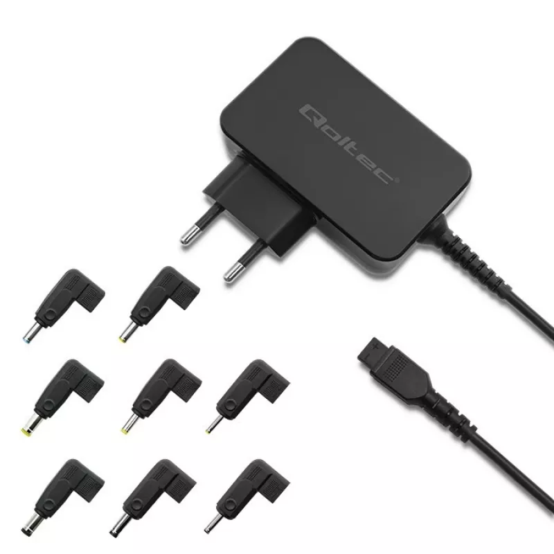 Maitinimo adapteris QOLTEC Universal 30W su 8 keičiamais kištukais