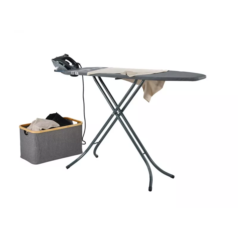 Pilno dydžio lyginimo lenta Leifheit 72486 — lenta 1200 x 380 mm, aukštis 690–880 mm, svoris 4,6 kg