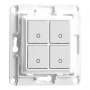 Wall Switch Shelly 4 White Control type Buttons Compatibility Shelly 1 Shelly i4 Shelly 2.5 Shelly Plus Series
