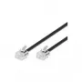Telefono kabelis Microconnect MPK191 RJ11 RJ11 15 m juodas