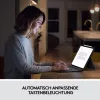 Dėklas su klaviatūra Combo Touch US iPad Pro 11 1,2,3 Gen pilkas