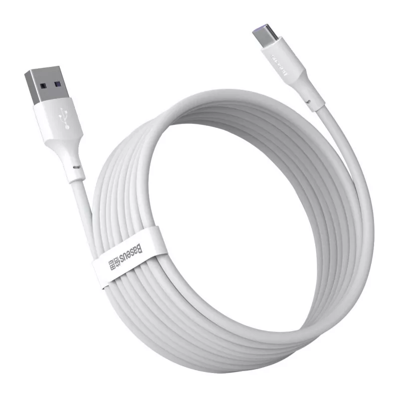 USB kabelis Baseus TZCATZJ-02 1,5 m USB A USB C Baltas