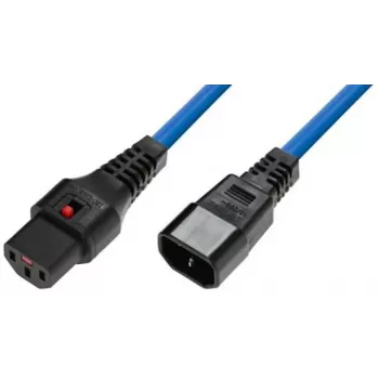 Microconnect MC-C13C14LOCK-1.5MB maitinimo laidas mėlynas 1,5 m C13 kištukinė jungtis C14 kištukinė jungtis