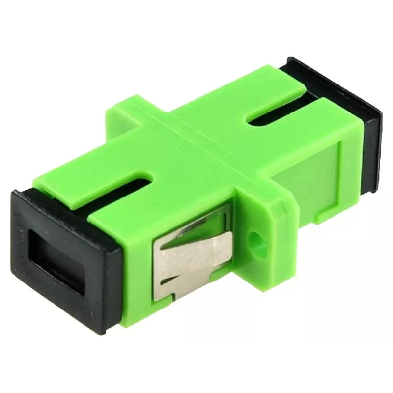 Šviesolaidinis adapteris Alantec FOA-SCA-SMS — SM SC/APC į SC/UPC vienpusis sujungimas, 2,5 mm, žalias