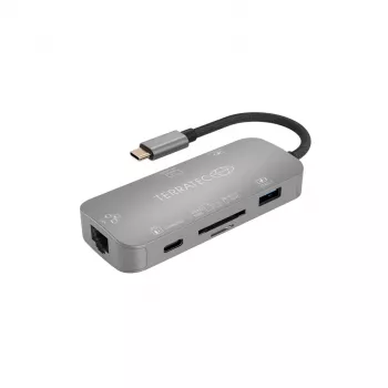 USB Hub Terratec Connect C8 USB 2.0 Type-C Pilkas