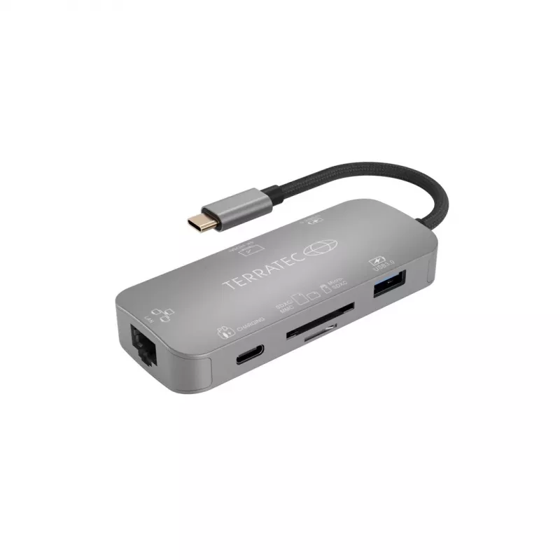 USB Hub Terratec Connect C8 USB 2.0 Type-C Pilkas