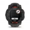 Garmin Instinct 3 Solar GPS išmanusis laikrodis 1,3 colio MIP 176x176 jutiklinis ekranas Juodas