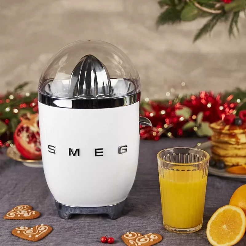 Elektrinis citrusinių vaisių presas Smeg CJF11WHEU 70 W baltas nerūdijantis plienas