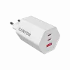 CANYON įkroviklis HEXAGON 65 GaN 65W 2xPD 1xQC EU baltas CND-CHAHEX65W