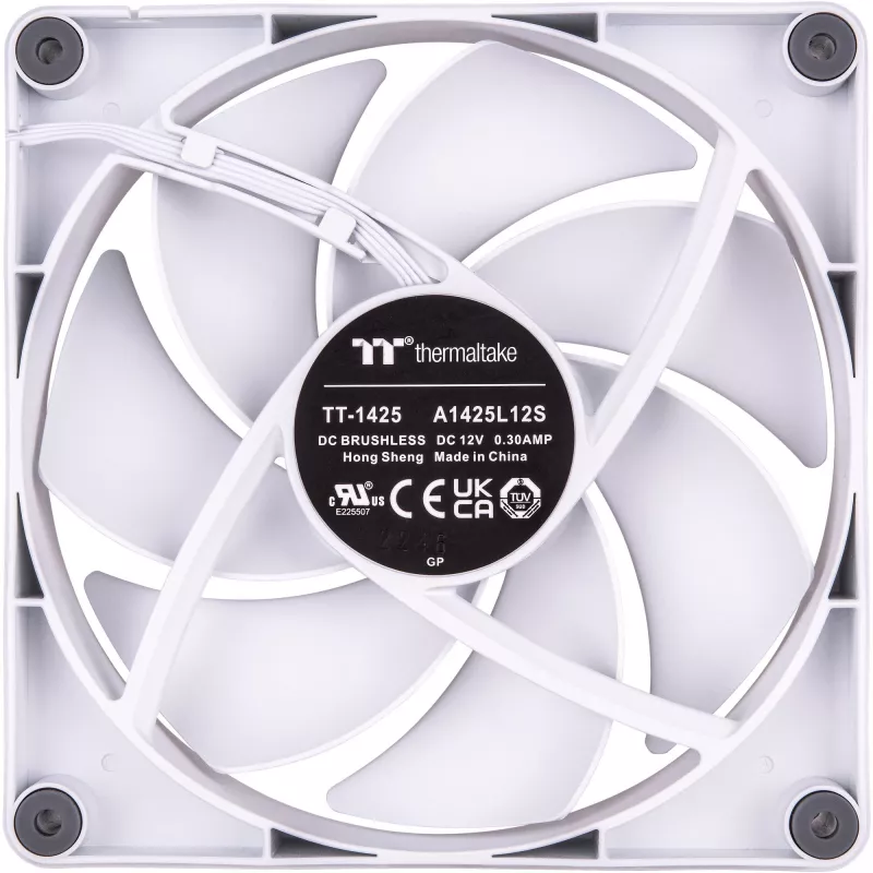 Thermaltake CT120 120mm korpuso ventiliatoriai balti 2 vnt. rinkinys
