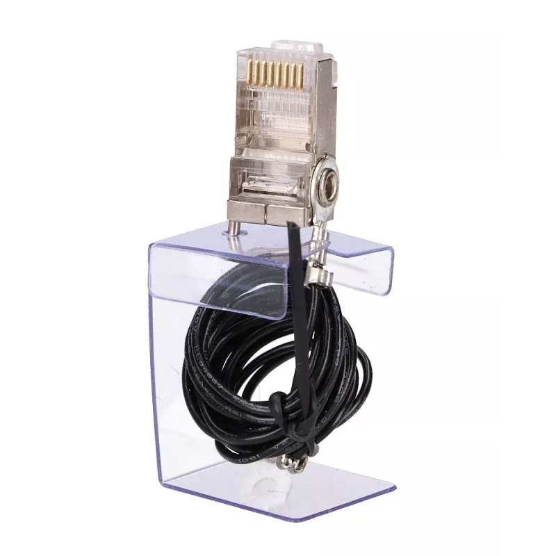 Tinklo kabelis UBIQUITI TOUGHCable RJ-45 Cat5e 1 m, juodas, RJ-45 jungtis