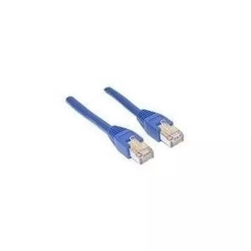 Wentronic Goobay CAT 5e komutacinis kabelis, F/UTP, mėlynas, 0,5 m - CCA vario mišinys (50157)